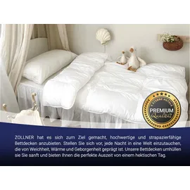 ZOLLNER Bettdecke,, weiß - Weiß