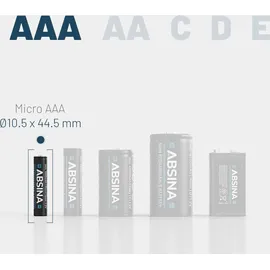 Absina Akku 1.2 V, 8 St.