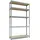 TKT Aktenregal Stahl 180x100x30 cm silberfarben