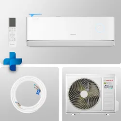 HANTECH 12000 BTU 3,6 kW Split Klimaanlage mit Frischluftzufuhr U-Fresh sowie 3 m Leitung + Wifi