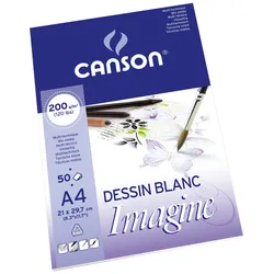 Canson Imagine - Block an kurzer Seite geklebt