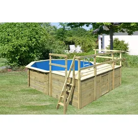Karibu Modell 2 D kdi 550 x 470 x 124 cm
