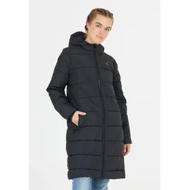 Whistler Wintermantel "Amaret", Damen, Gr. 42, schwarz, 100% Polyester, unifarben, lang, ohne Ausschnitt, Mäntel Wintermantel, mit Kunstdaunenpolster und 2-Wege-Reißverschluss