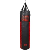 TapouT Boxsack aus Kunstleder Pouch Schwere Gefüllte Tasche - Black / Red - 150 cm