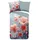 Muller Textil Sartre Blumen Grau 135 x 200 cm + 2 x 80 x 80 cm