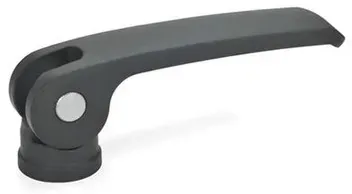 Exzenterspanner, Hebel Zink-Druckguss, Auflagescheibe Kunststoff, mit Innengewinde (927-101-M10-B-B)