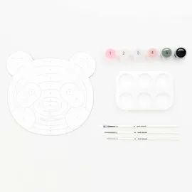 Rico Design Malen nach Zahlen Set Panda 1 St. 6 Acrylfarben mehrfarbig