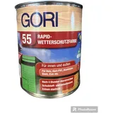 (18,66€/L) Gori 55 Rapid Wetterschutzfarbe Holz ca. RAL 1021 Base 40 750ml