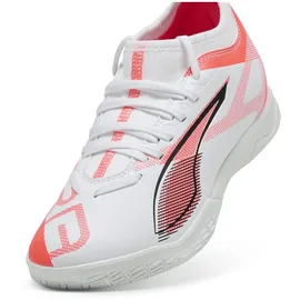 Puma Ultra 5 Match It Mid Kinder Puma White/Black/Glowing Red 34,5