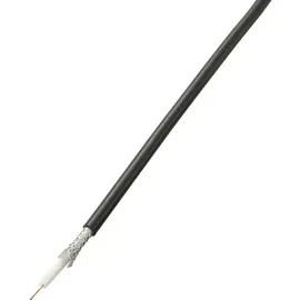 TRU Components 1567202 Koaxialkabel Außen-Durchmesser: 5 mm RG58 75 52 dB Schwarz 100 m