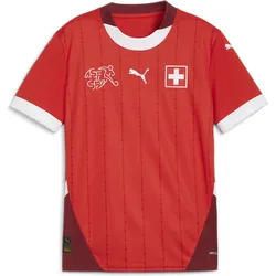 Schweiz 2024 Fußball Heimtrikot Jugendliche PUMA Red Team Regal Gr. 164 - 14 Jahre