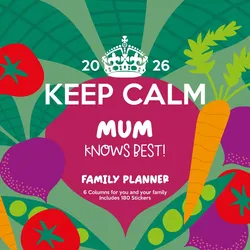 KEEP CALM Family Planner - Kalender 2026