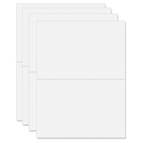 Luma Einlegeblätter für Karten weiß DIN B6, 10 Blatt, 10 St.
