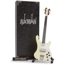 AXMAN Chris Squire (Yes) - Miniatur-Gitarren-Replik – Musikgeschenke – handgefertigte Verzierung