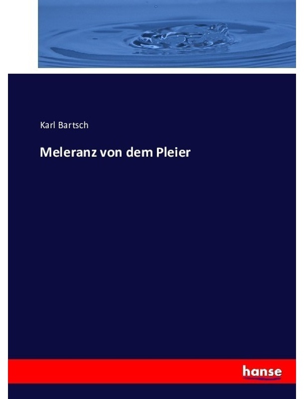 Meleranz Von Dem Pleier, Kartoniert (TB)