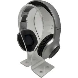 Panasonic RB-HX220BDES Kabellose Over-Ear-Kopfhörer - Ergonomische Passform, Extra Bass, 23 Stunden PlayBack, Faltbares Design, Silber