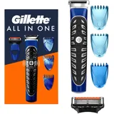 Gillette Fusion 5 Styler Rasierer Herren, Barttrimmer + Rasierklinge + 3 Kammaufsätze, Geschenk für Männer