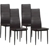 Albatros Stuhl, Braun, Kunststoff, 42x98x43 cm, Esszimmer, Stühle, Esszimmerstühle, Vierfußstühle