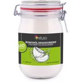 mituso Bio Kokosöl 1000ml geschmacksneutral (desodoriert) | 1L Kokosnussöl Glas