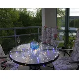 Best Season LED-Lichterkette, 80tlg., Farbe cool white, outdoor, m.Trafo, Kabel:transp., 499-28