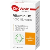 Dr Wolz Zell Vitamin D2 1000 I.E. vegan Kapseln 60 St.