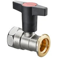 OVENTROP Optibal Pumpenkugelhahn DN 25 Rp 1 x G 1 1/2 ohne Sperrventil Messing