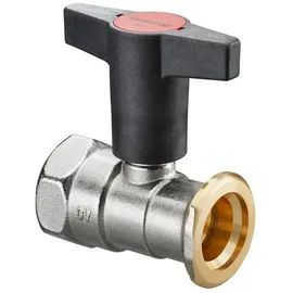 OVENTROP Optibal Pumpenkugelhahn DN 25 Rp 1 x G 1 1/2 ohne Sperrventil Messing