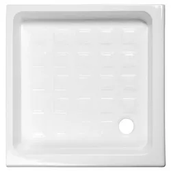 RETRO Keramik-Duschwanne, Quadrat 90x90x20cm