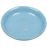 Nobby Katzen Keramik Milchschale, hellblau, Ø14 x 2 cm, 0,1 ltr.