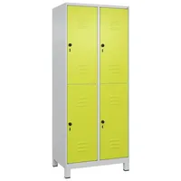 C+P Doppel-Garderobenschrank ""Classic Plus"", Abteilbreite 40 cm, mit Füßen,