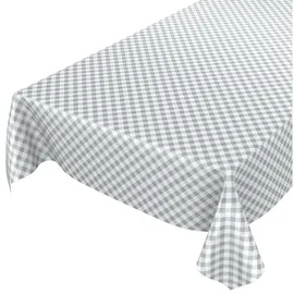 ANRO Wachstuchtischdecke Karo 100 x 140 cm Grau