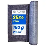 Defactoshop Malervlies Malervlies Rollenbezug rutschfest Malerfilz Abdeckvlies 180gr 25 cm