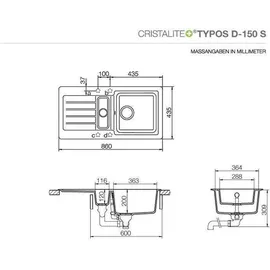 Schock Typos D-150S Einbau asphalt + Excenterbetätigung