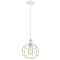 Westinghouse Pendelleuchte Kugel Käfig weiß mit 1 Lampe