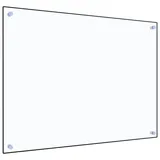 vidaXL Küchenrückwand Transparent 80x60 cm Hartglas