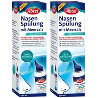 Abtei Nasenspülung mit Meersalz Spray Doppelpack 2x100 ml