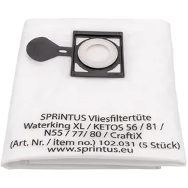 SPRiNTUS 5 Vliesfiltertüten für Sprintus N55, N77, N80