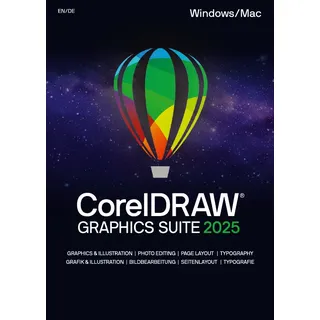 Corel CorelDRAW Graphics Suite 2025 ESD, EDU, Voll., Win/Mac für Windows - Mac OS