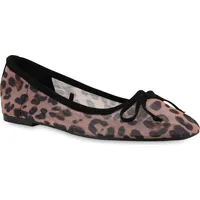 VAN HILL Damen Klassische Ballerinas in Leopard,