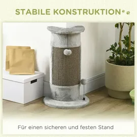 PawHut Kratzstamm 58 cm grau