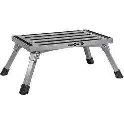 BRUNNER Klapptritt GoStep NG Wohnwagen Camping Einzel Tritt Stufe Antirutsch Alu