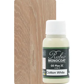 Rubio Monocoat Oil Plus 2C Cotton White 20ml (A)