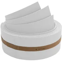 zaun|zu® Sichtschutzstreifen 255 x 6,3 cm Weiß Kunststoff 2 St.