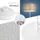 Paco Home Luca Canvas Uni Color 144,0cm 1-flg. weiß