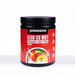 Johnson Clear Iso Whey Peach Ice Tea Pulver 400 g