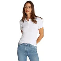 Tommy Hilfiger Poloshirt 1985 Pique Slim Fit, Weiß (Optic