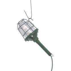 Design-Arbeitslampe mit Glasschutz dunkelgrün