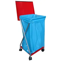 Quick Star Müllsackständer mit 4 Rollen 120 Liter Ständer Müllbeutelhalter Müllsackhalter Abfallbehälter