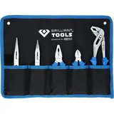 BRILLIANT TOOLS Zangen-Satz, 5-tlg
