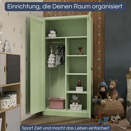 Jan Nowak DAWID Mehrzweckschrank 185 x 90 x 45 cm Pastellgrün
